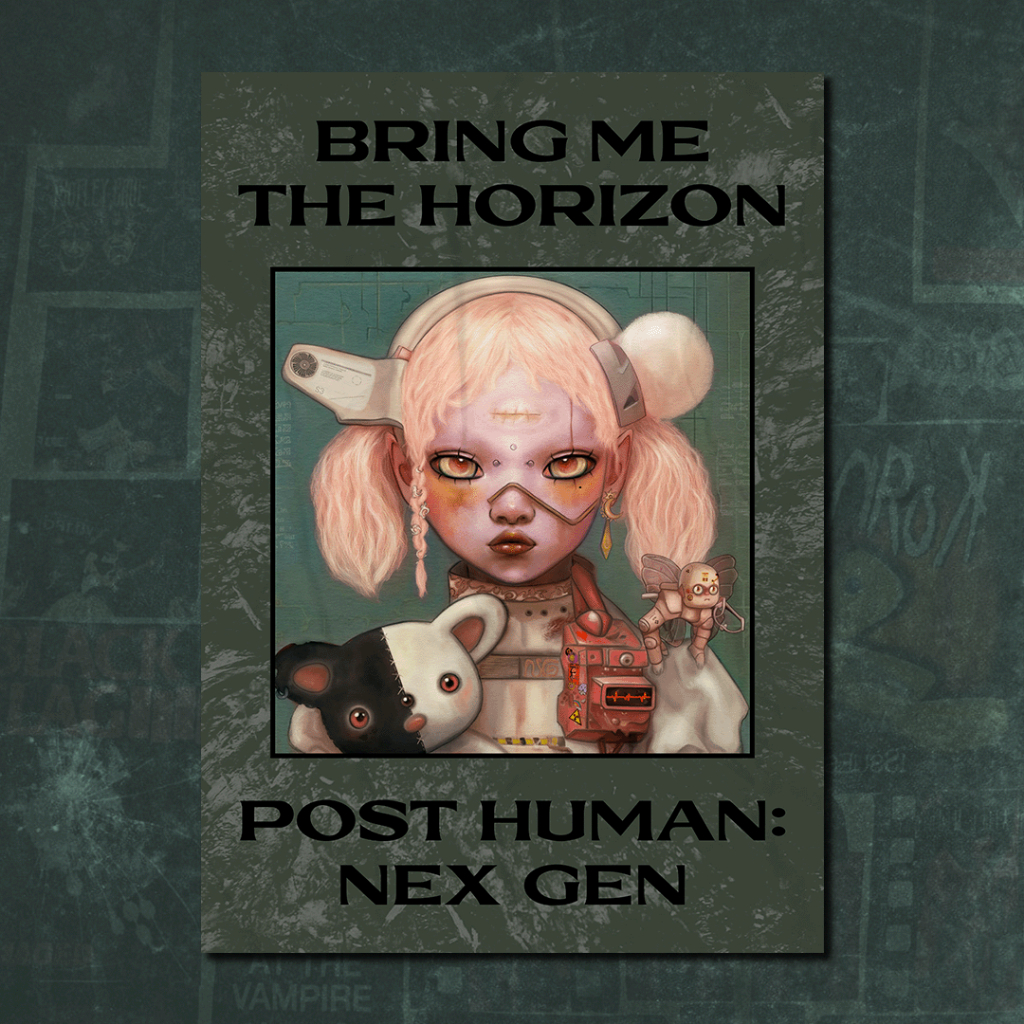 Poster Bring Me The Horizon Post Human Metal Death Rock Post Punk