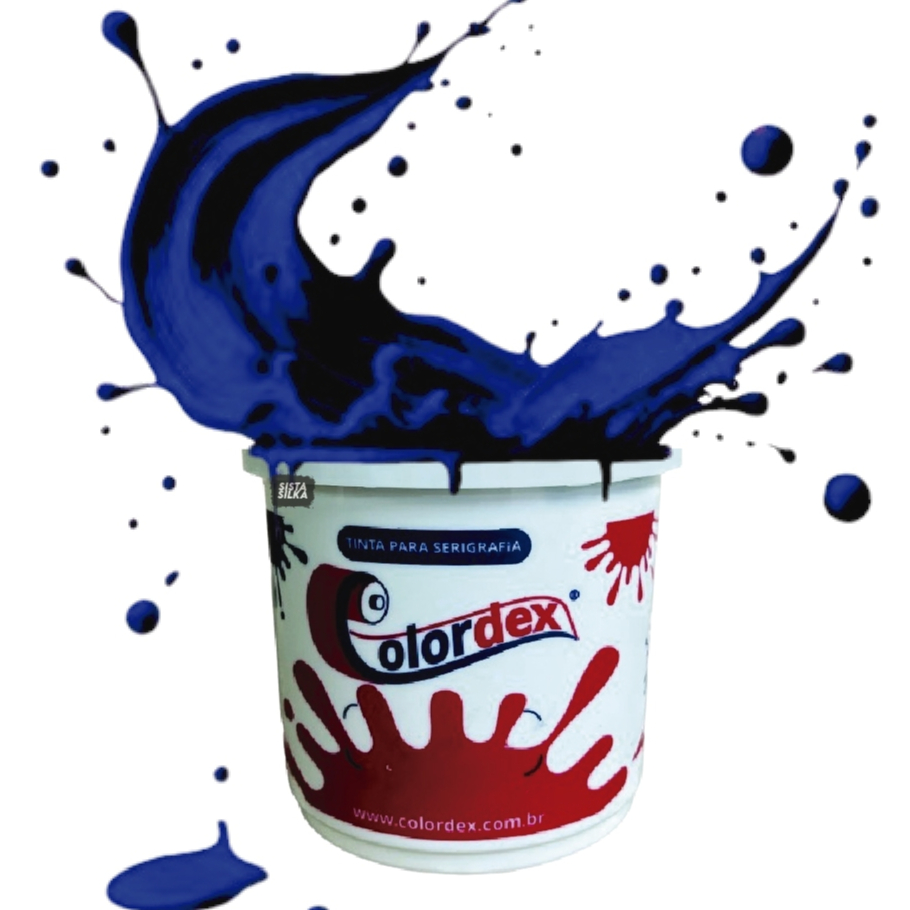 TINTA SERIGRÁFICA AZUL ROYAL PARA TECIDO HIDROCOLOR MIX ★ A BASE D'ÁGUA COLORDEX ★ SERIGRAFIA | SILKSCREEN
