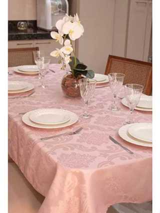 Toalha De Mesa Luxo Lugares Jacquard Original Tecido Grosso Shopee