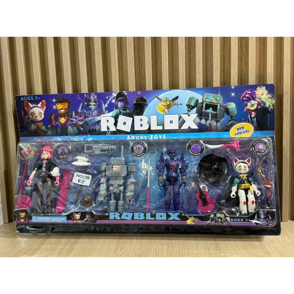 Robox, Kit 4 Bonecos Roblox Animations Collection Articulado com ...