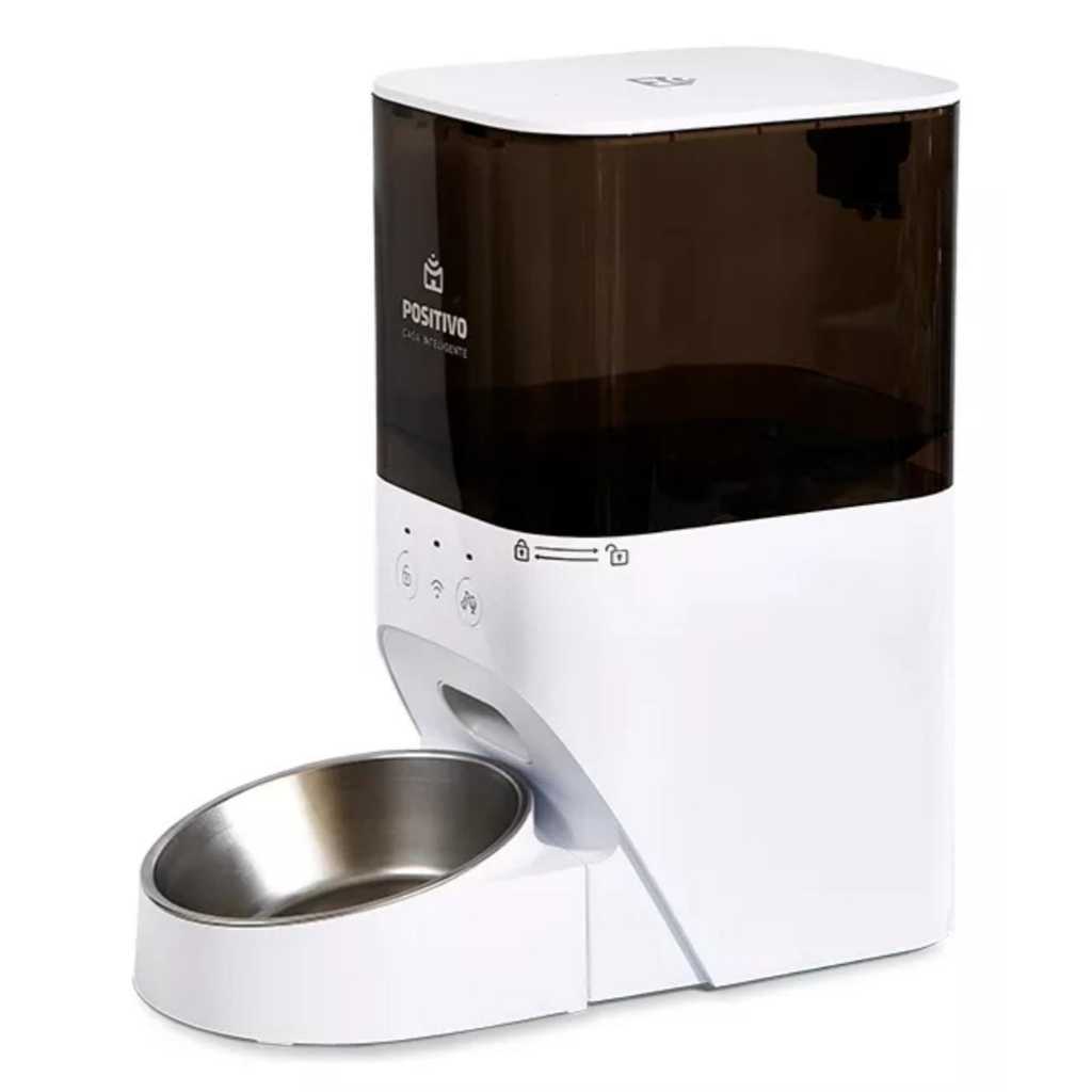 Alimentador Automático Pet Wi-Fi Positivo Casa Inteligente para Cães e ...