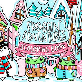 Livro de Colorir Coloring Book FROGGIN ADVENTURE - 16 Desenhos em Oferta na Shopee