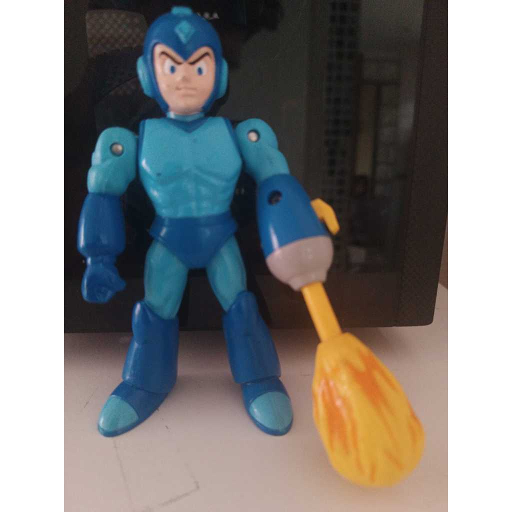 Boneco Megaman 1995 Bandai Vintage animação Classica