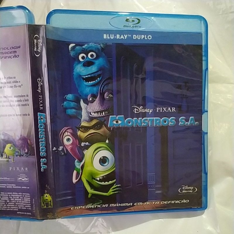 Blu-ray / dvd opções monstros S. A 1 e 2 | Shopee Brasil
