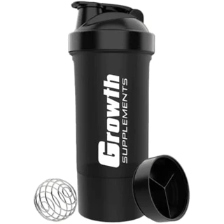 Coqueteleira 3 Compartimentos 600ml Growth Com Mola Mixer Academia