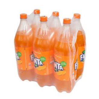1 FARDO COM 6 UNIDADES DE Refrigerante Fanta Laranja 2l