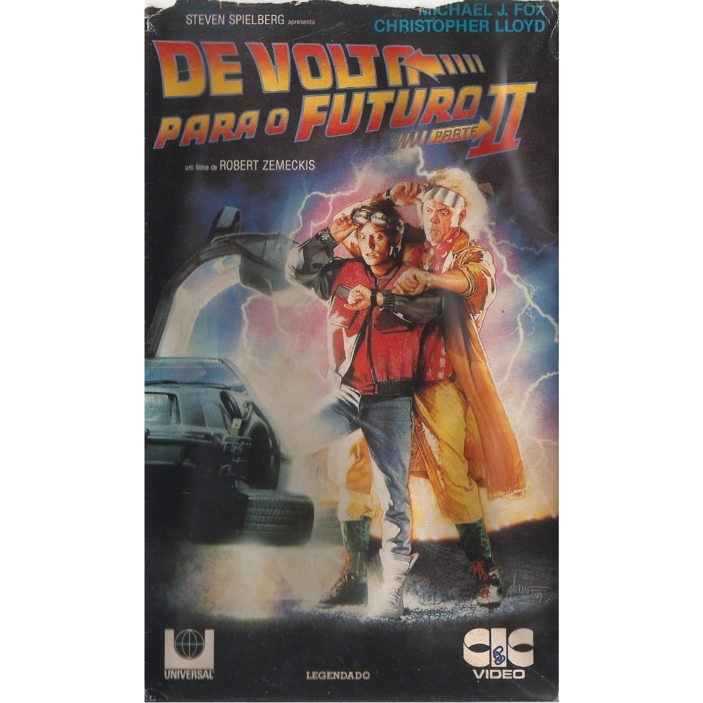 VHS: De Volta para o Futuro 2 (Christopher Lloyd, Elijah Wood