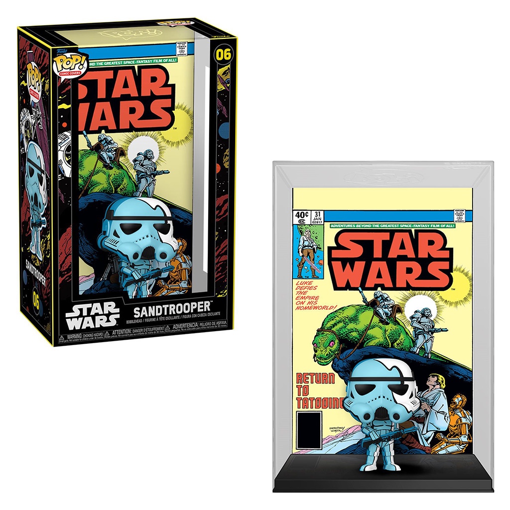 FUNKO POP COVERS STAR WARS - SANDTROOPER 06 | Shopee Brasil