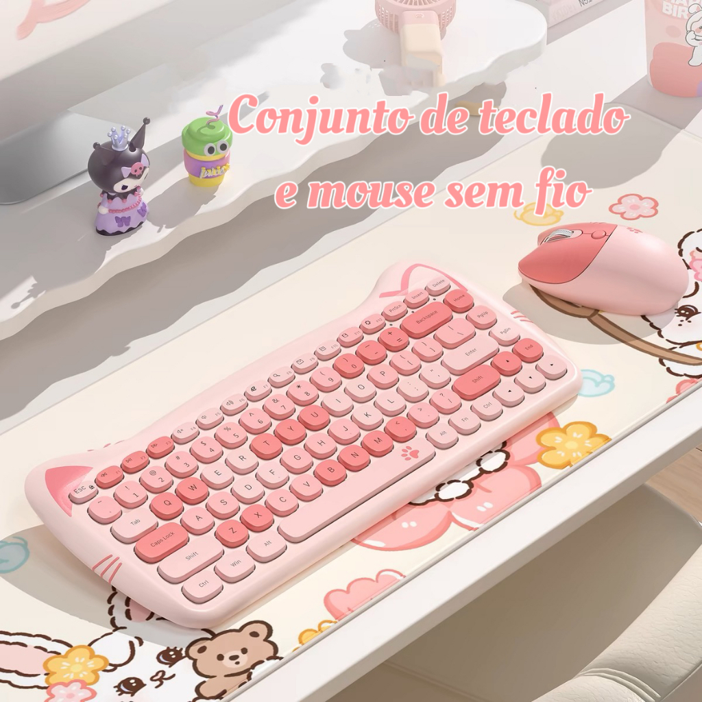 candy　モリオン　③ MOFII Candy Color Macaron USB Wireless Keyboard and Mouse Set