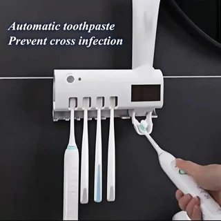 Suporte Escova De Dentes Esterilizador Com Luz Uv Antibacteriano DecoracãO Banheiro Promoção