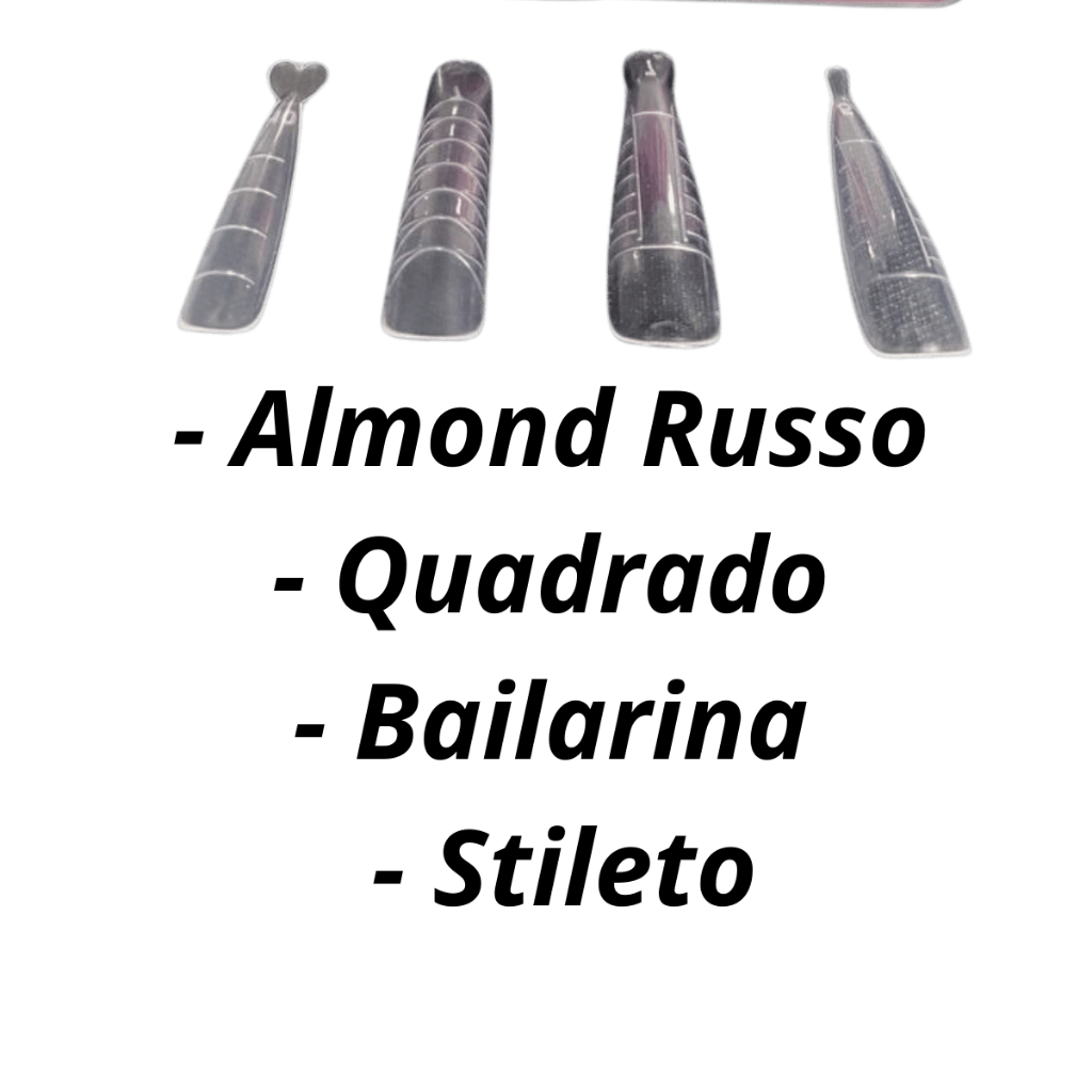 KIT MOLDE F1 BAILARINA ALAMOND RUSSO STILETO QUADRADO BAILARINA 4MODELOS