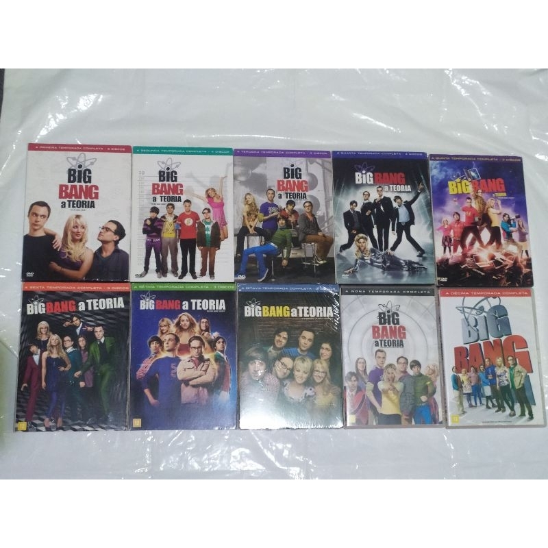 dvd kit big Bang a teoria 10 temporadas - 31 discos | Shopee Brasil