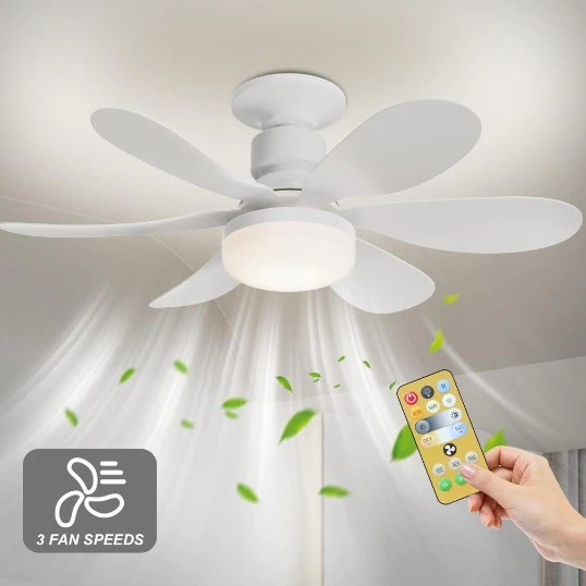 Ventilador De Teto Wind Light Silent Ponente Controle Remoto Lcg led 60w