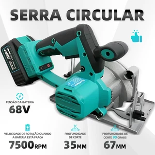 Serra Circular Philco Force GN-464 7500RPM