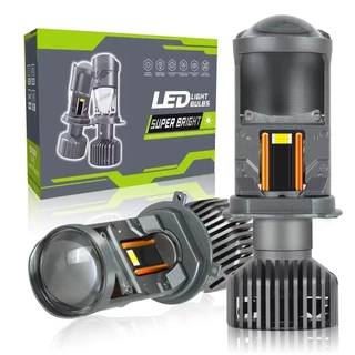 Par Ultra Led Lampada Mini Projetor H4 40000lm 300W Hi/Lo De Farol canbus 6500k para Car/Motor