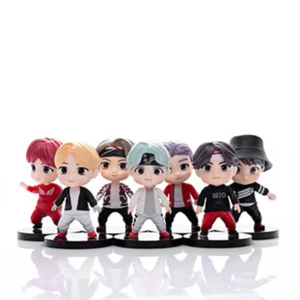 Bonecos Kpop Army Bts Colecionaveis Jimim RM JK J-Hope Suga V Jin