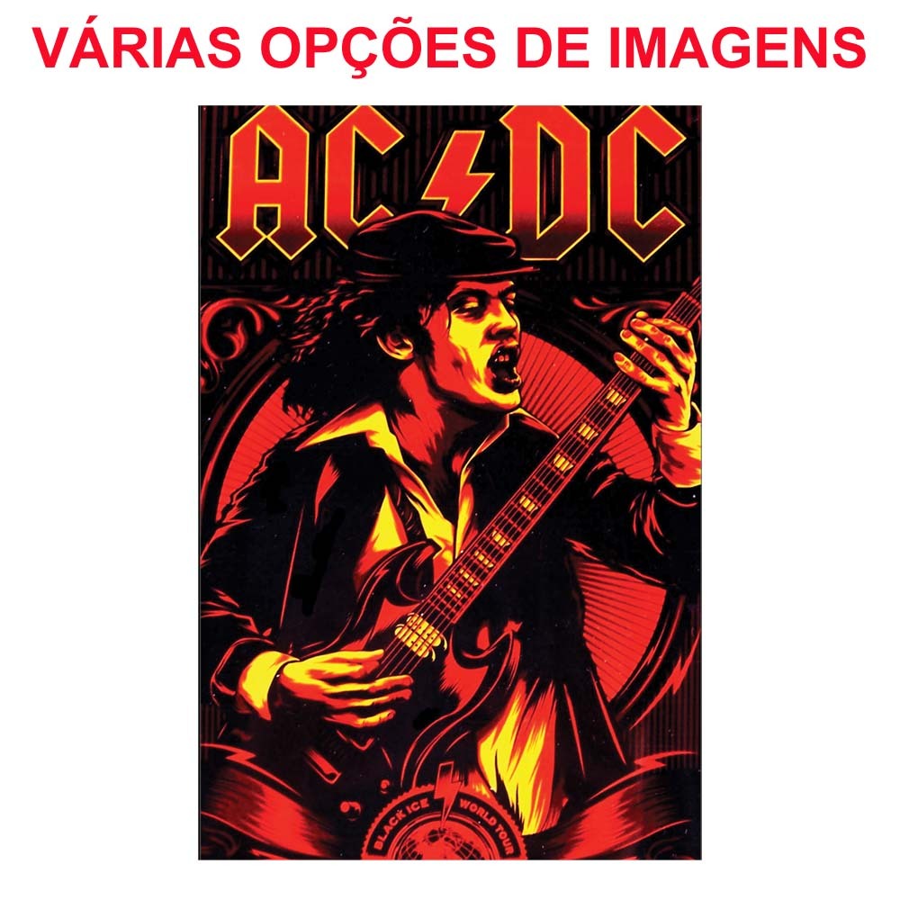 Placa Quadro Decorativo - ACDC - Decoração Rock | Shopee Brasil