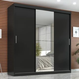 Guarda Roupa Casal Paris 3 Pts Corre 2gav C/ Esp