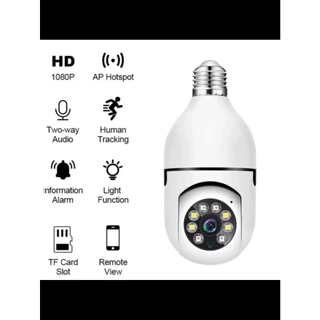 Mini IP 8177 Câmera Wifi sem fio visão noturna microfone auto falante acesso remoto aplicativo em Oferta na Shopee