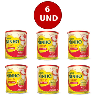 KIT C/6 NESTLE NINHO LEITE FASES 1+ 800GR 1 a 3 ANOS 6UND em Oferta na Shopee