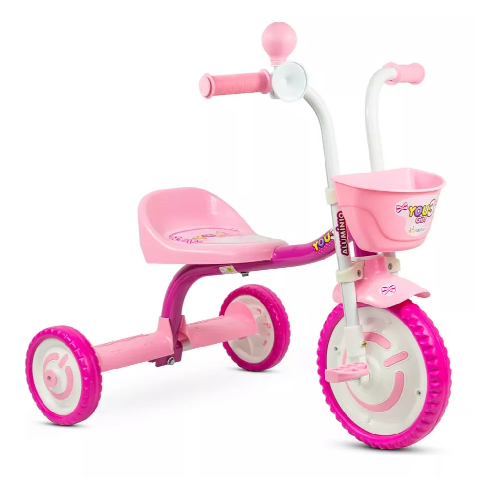 Velotrol Motoca Triciclo Infantil Com Nf Menina Nathor | Shopee Brasil