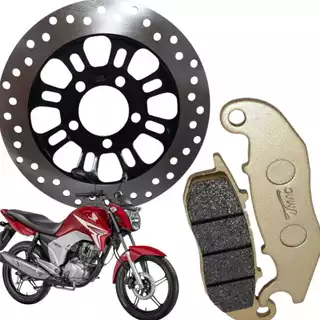 Disco Freio Dianteiro Com Pastilha Titan 150 Mix 09/15 Fan em Oferta na Shopee