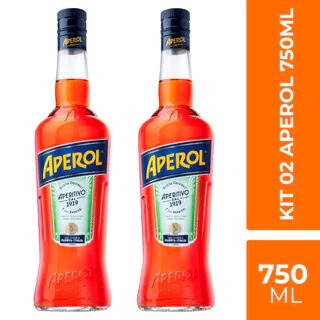 Kit 2 Aperitivos Aperol 750ml