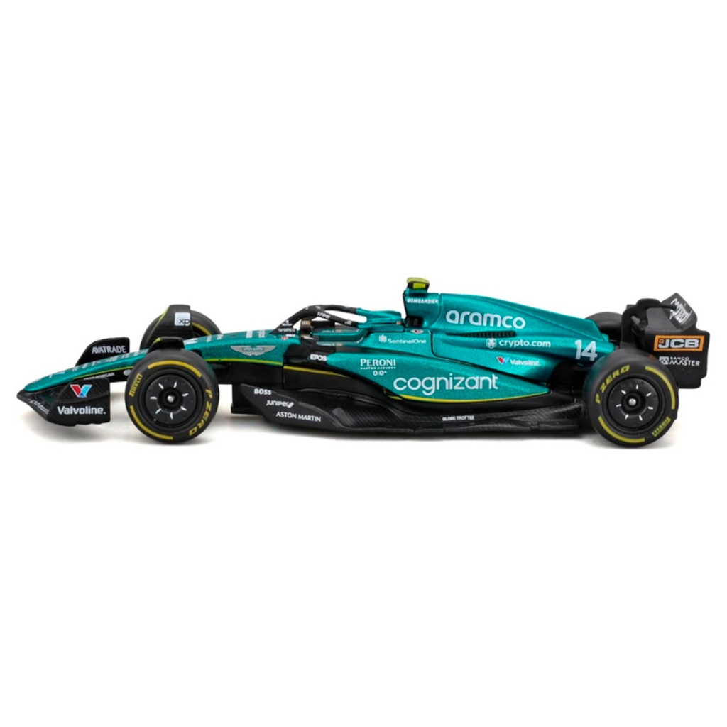 MINIATURA F1 ASTON MARTIN AMR23 ALONSO 1/43 BBURAGO | Shopee Brasil