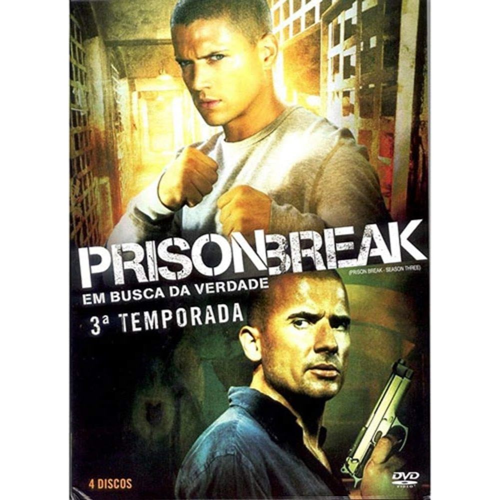DVD Prison Break 3 Temporada Completa | Shopee Brasil