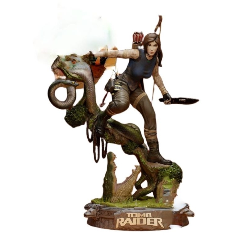 Action figure - Lara Croft Tomb Raider, imagem ilustrativa mas a pintura final ficará o mais próximo possível das imagem