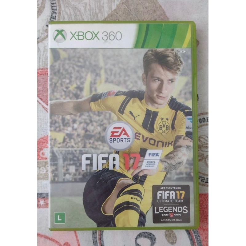 FIFA 17 Xbox 360 Midia Fisica Original Shopee Brasil
