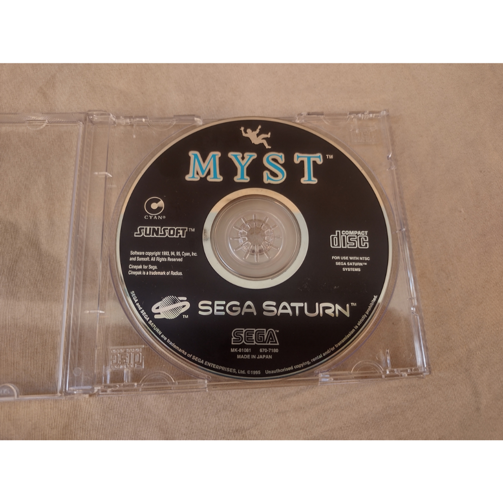 Somente Cd - Myst Original Americano Para Sega Saturn | Shopee Brasil