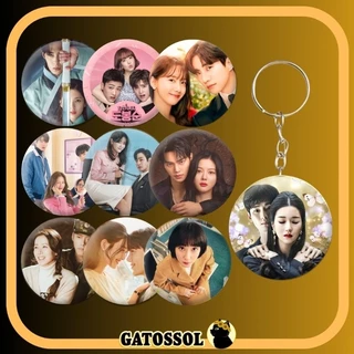 Chaveiro Uma Face e Dupla Face DORAMA - DORAMAS - IDOL, COREANO, NOVELA - FANMADE Feito por fã - Chaveiros