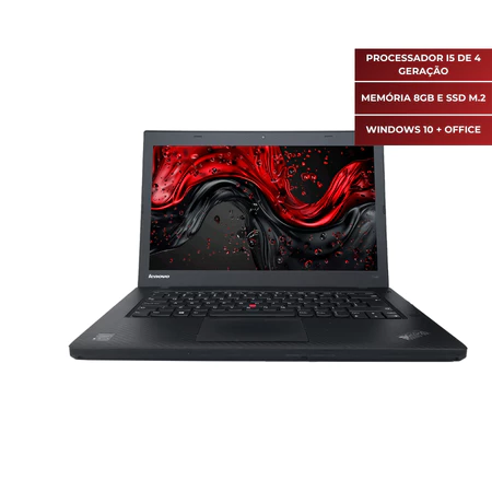 Notebook Lenovo ThikPad T440 Intel Core i5 4300U 8GB SSD NVME M.2 240GB 256GB 460GB 14 Windows 10
