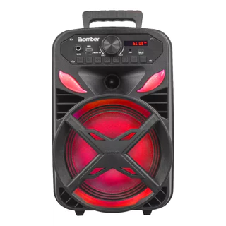 Caixa De Som Amplificada Bomber Papão 300 Portátil 300W Bluetooth Usb Bateria Radio Fm 110v/220v