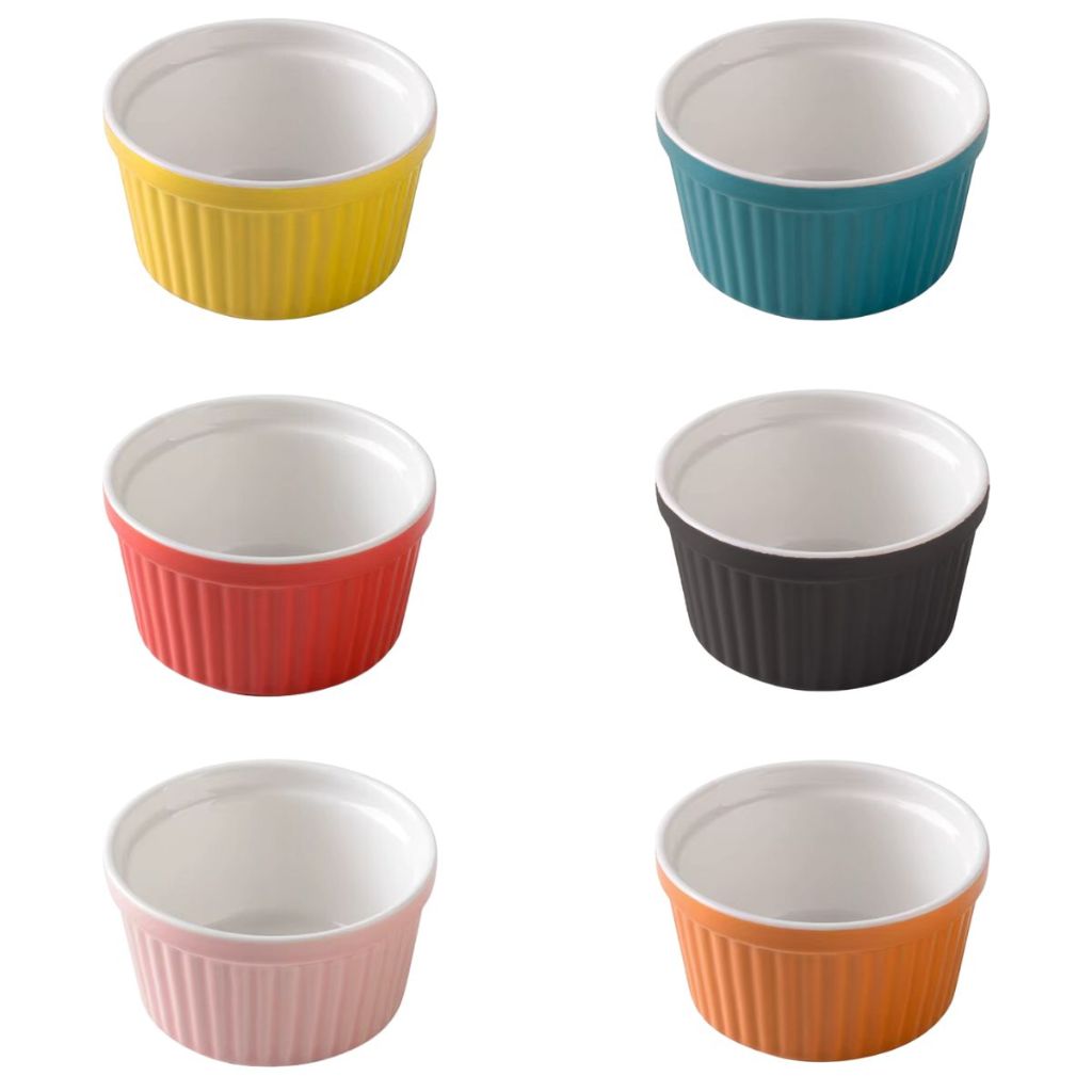 Kit 6x Ramekin Porcelana 140ml Colorido Finger Food Buffet | Shopee Brasil
