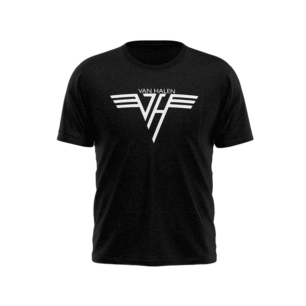 Camiseta Rock Punk Van Halen Logo Banda Van Halen Dourada MD2 Algodão ...