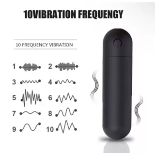Vibrador Mini Bullet RECARREGÁVEL 10 Modos de Vibração Aveludado TD-ZD-P em Oferta na Shopee