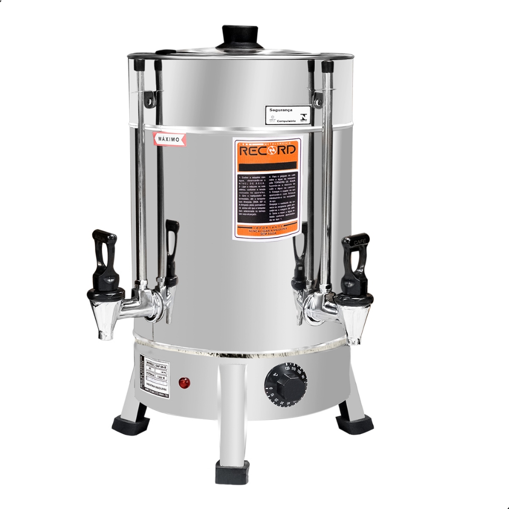 Cafeteira Industrial Padaria Lanchonete Inox Prateado 4 Litr