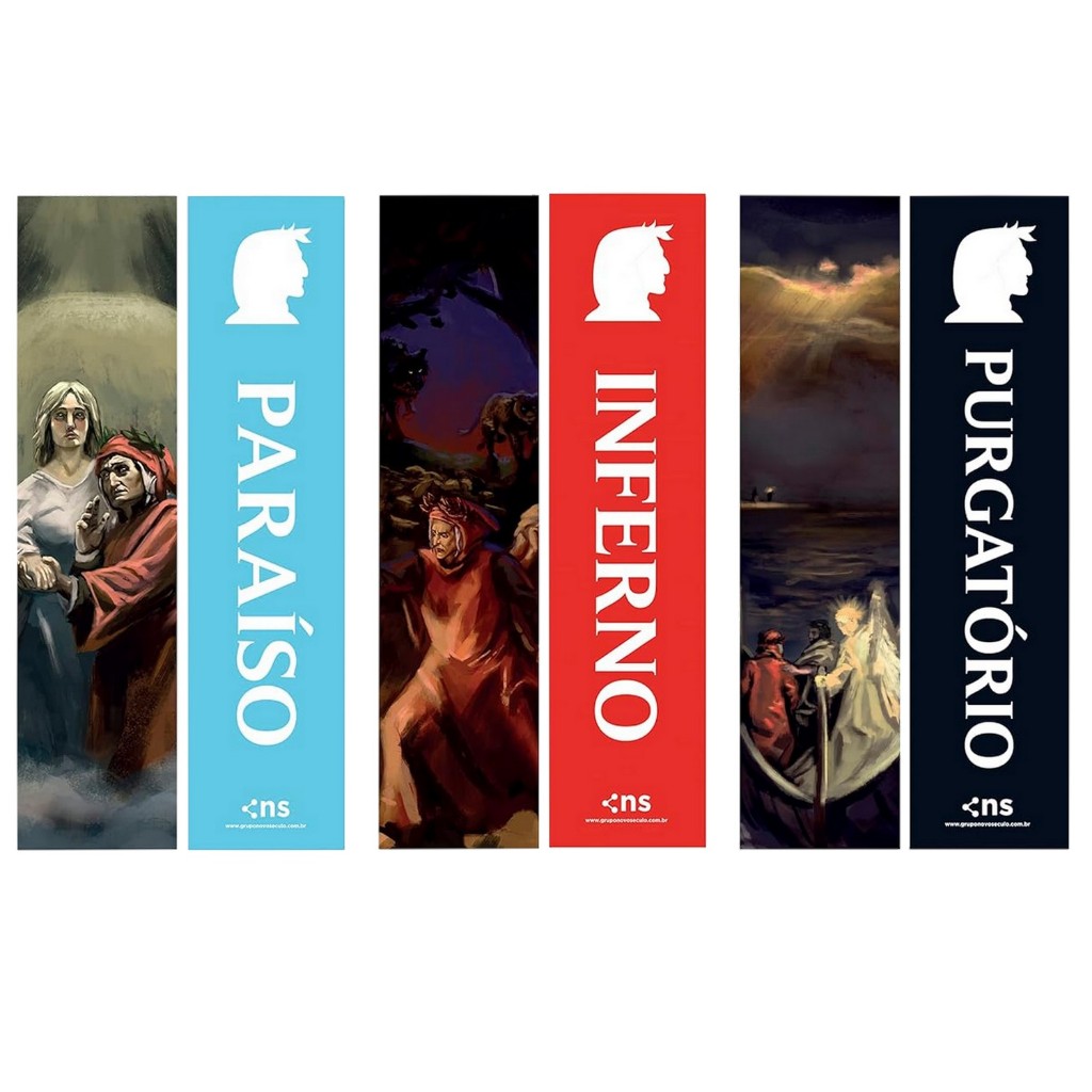 Box A Divina Comédia - Inferno Purgatório e Paraíso - 3 Livros +