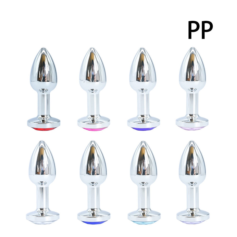 Plug Anal de Luxo Tamanho PP Formato Cnico Com Jia Brilhante | Shopee  Brasil