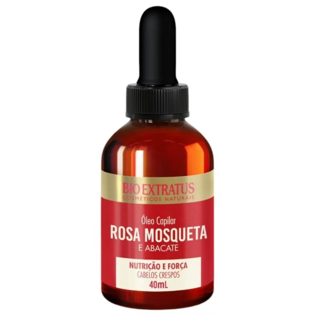 Bio Extratus Óleo Capilar Crespos Rosa Mosqueta- Nutrição e Força 40ml