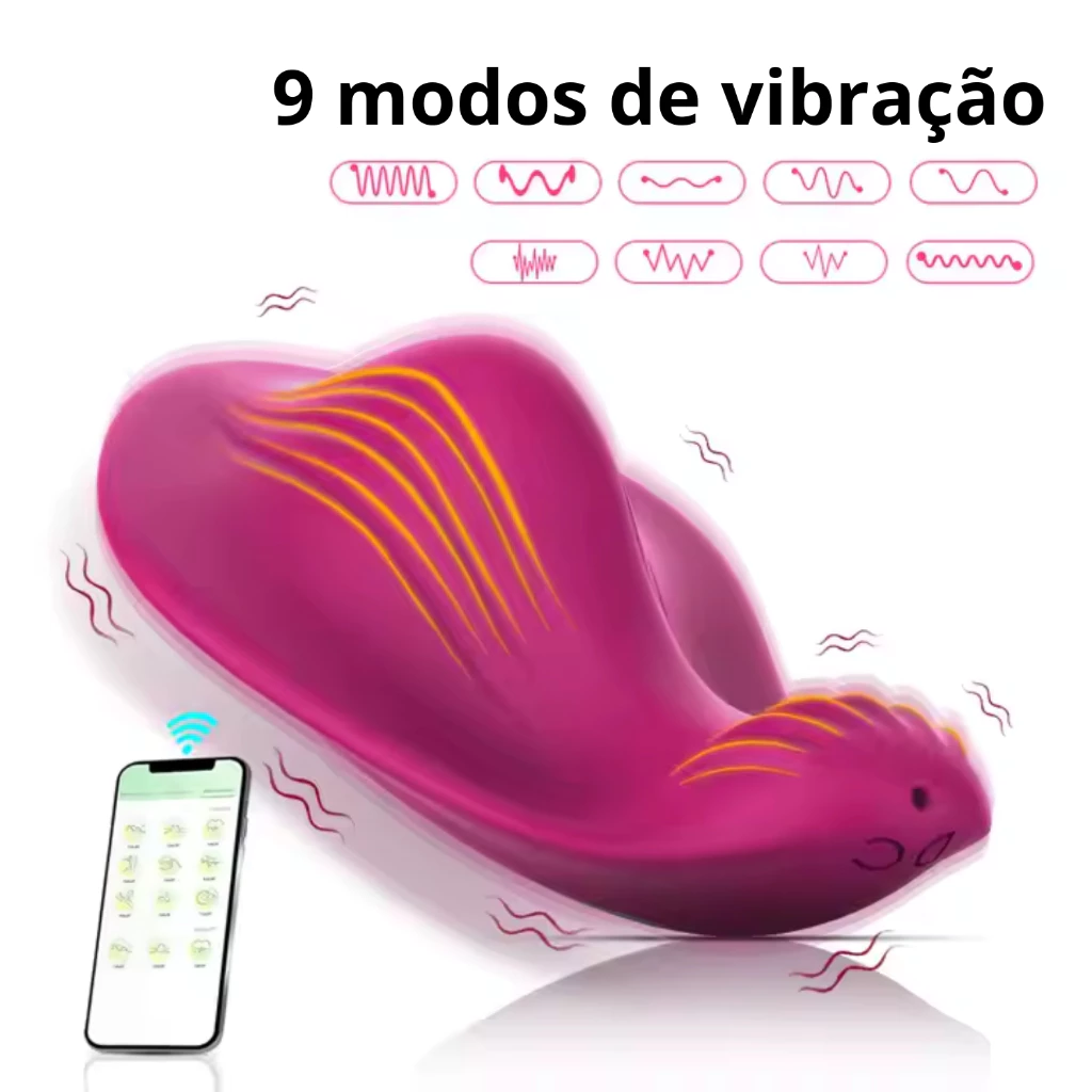 Vibrador de Braga Bluetooth para Clítoris con Control por Aplicación Vibrador Femenino App para Pareja