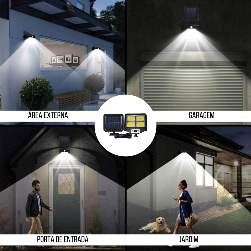 HOLOFOTE LED REFLETOR SOLAR 600W SUPER POTENTE APROVA DAGUA COM ...