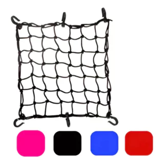 Rede Aranha Elástica Para Transporte de Capacete e Carga 35x35 Redinha Moto Universal em Oferta na Shopee