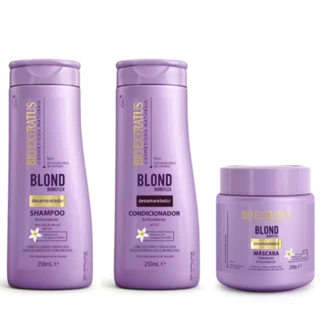 Bio Extratus Kit Blond Shampoo Condicionador e Máscara - Realça a cor 250Gr