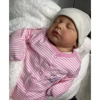 Boneca Bebe Reborn Menina Boneca Realista Com Acessorios Original 100% Vinil Grande Lou Lou