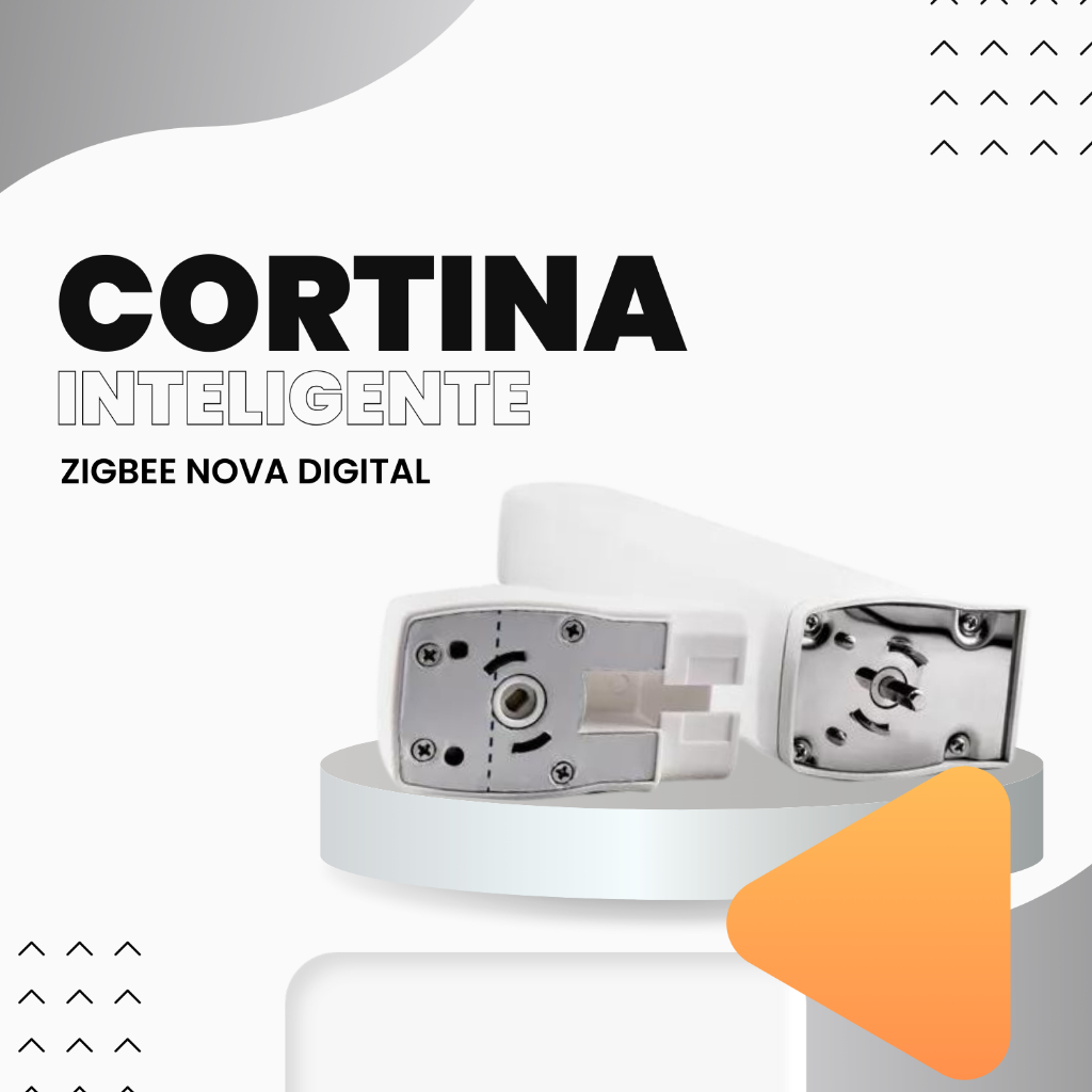 Cortina Inteligente Zigbee Branca Novadigital