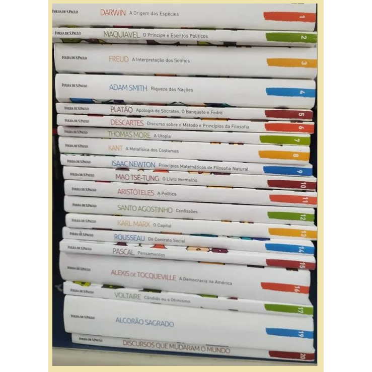 Livros da coleção Folha Que Mudaram o Mundo - Escolha | Shopee Brasil