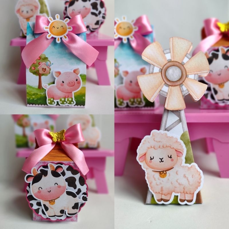 Kit Festa Fazendinha Menina | Lembrancinhas Personalizadas ...